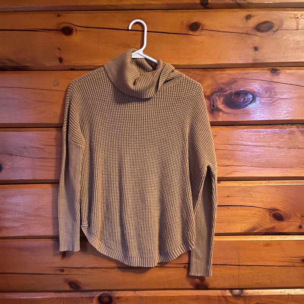 MICHAEL Michael Kors Camel Cowl Neck Sweater